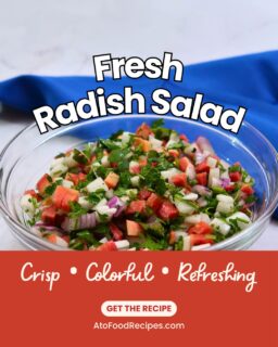 🥗 Looking for a fresh side dish that's anything but boring?

This Radish Salad is crisp, colorful, and packed with refreshing flavors in every bite. Perfect for warm days, quick lunches, or adding a healthy crunch to your meal.

👇 Do you enjoy radish in salads?

🍽️ Discover recipes at AtoZFoodRecipes.com | Link in Bio

#AtoZFoodRecipes #RadishSalad #HealthyRecipes #FreshFood #FoodLovers