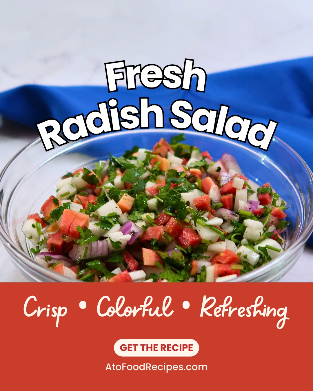 🥗 Looking for a fresh side dish that's anything but boring?

This Radish Salad is crisp, colorful, and packed with refreshing flavors in every bite. Perfect for warm days, quick lunches, or adding a healthy crunch to your meal.

👇 Do you enjoy radish in salads?

🍽️ Discover recipes at AtoZFoodRecipes.com | Link in Bio

#AtoZFoodRecipes #RadishSalad #HealthyRecipes #FreshFood #FoodLovers