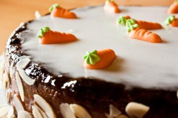 Eggless Carrot Cake