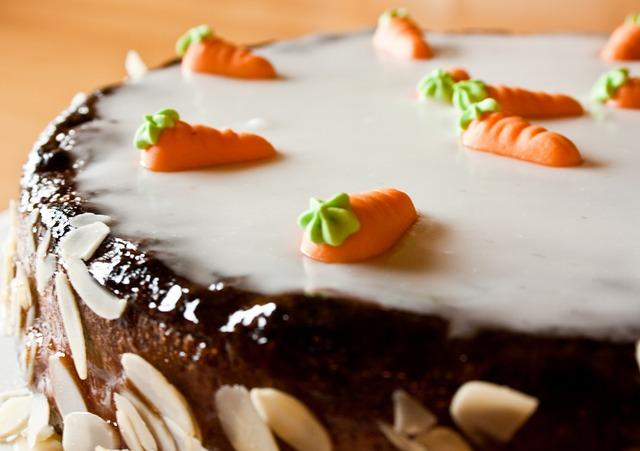 Eggless Carrot Cake