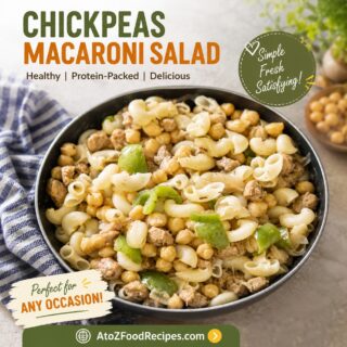 🥗 Need a meal that's filling, healthy, and easy to make? This Chickpeas Macaroni Salad is packed with protein and flavor in every bite!

👉 Get easy recipes at AtoZFoodRecipes.com | Link in Bio

#ChickpeasSalad #MacaroniSalad #HealthyRecipes #ProteinPacked #AtoZFoodRecipes