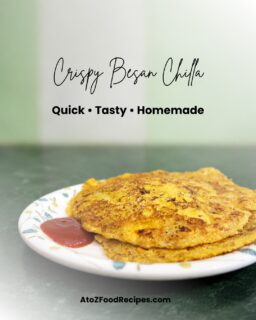 🌿✨ Craving a tasty snack that's quick, filling, and homemade?

This golden Besan Chilla is crispy on the outside, soft on the inside, and packed with comforting flavors 😋❤️

Perfect for those days when you want something delicious without spending hours in the kitchen. Simple ingredients, big flavor, and pure homemade goodness!

💾 Save this post for your next snack craving.

👉 Visit AtoZFoodRecipes.com for more delicious recipes and food inspiration. Link in Bio 🔗

#AtoZFoodRecipes #BesanChilla #IndianSnacks #HomemadeFood #FoodLovers