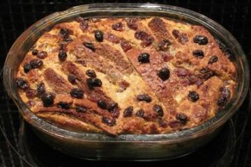 Eggless Bread And Butter Pudding