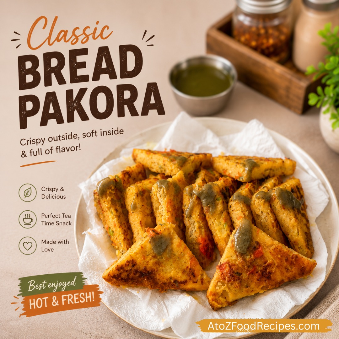 🌧️ Rain outside, Bread Pakora inside. ❤️🥪

Nothing beats the joy of crispy Bread Pakora with a hot cup of tea on a rainy day. ☕✨

🌐 Find food inspiration at AtoZFoodRecipes.com

#BreadPakora #RainyDaySnacks #TeaTimeTreats #ComfortFood #AtoZFoodRecipes