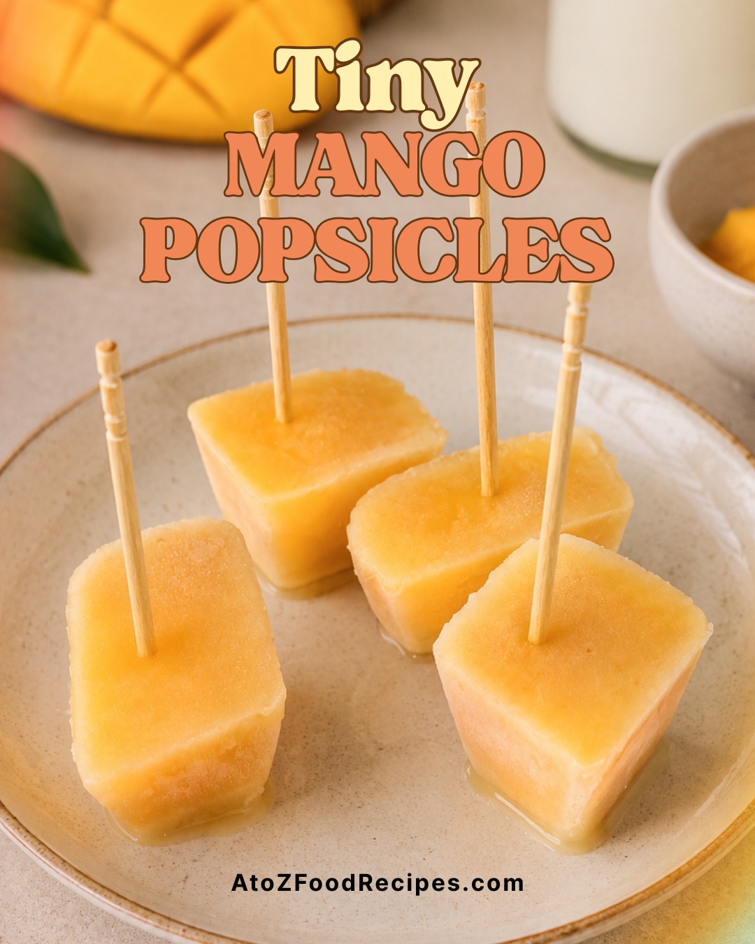🥭 Tiny Mango Popsicles = the easiest way to beat the heat! ❄️✨
Cool, creamy, and bursting with real mango flavor in every bite. 🌞

🍴 Find refreshing food ideas at AtoZFoodRecipes.com | Link in Bio

#TinyMangoPopsicles #MangoDessert #SummerTreat #FrozenDessert #AtoZFoodRecipes