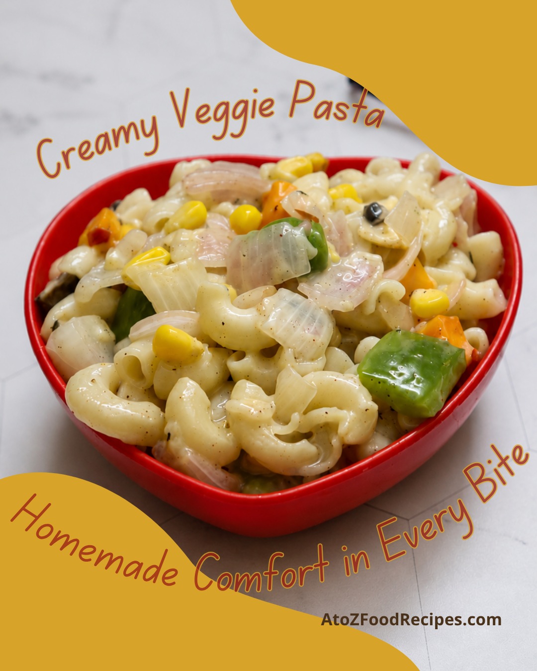Craving something creamy, comforting, and homemade? 🍝✨

This Creamy Veggie Pasta brings together tender pasta, colorful vegetables, and a rich, satisfying sauce in every bite. Perfect for those days when you want comfort food without spending hours in the kitchen.

Simple ingredients. Big flavor. Pure comfort.

👇 What's your favorite pasta addition: extra veggies, cheese, or herbs?

🍽️ Discover recipes at AtoZFoodRecipes.com | 🔗 Link in Bio

#AtoZFoodRecipes #CreamyPasta #PastaRecipe #ComfortFood #FoodLovers