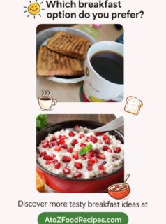 Two ways to start your day🍽️
1️⃣Sandwiches + black coffee
2️⃣Oats with pomegranate crunch
Balance your morning your way - quick, tasty, energizing.

👉 Discover tasty breakfast ideas at AtoZFoodRecipes.com

#BreakfastIdeas #HealthyEating #FoodLovers #MorningRoutine #quickmeals