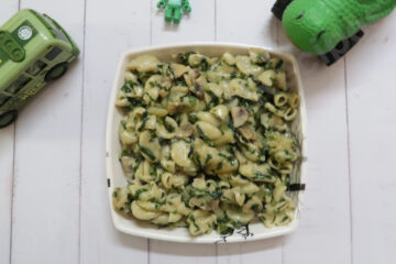 Mushroom Spinach Pasta