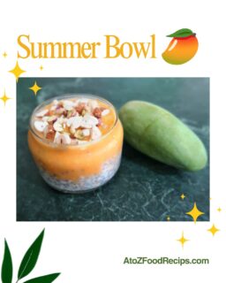 Cool, creamy, and packed with goodness 🥭🥣✨
This refreshing yogurt bowl with Gond Katira, chia seeds, basil seeds, mango pulp, and dry fruits is the perfect healthy summer treat 💛🌿

Discover recipes 👉 AtoZFoodRecipes.com

#HealthyBowl #MangoLovers #SummerFood #YogurtBowl #HealthyEating #AtoZFoodRecipes
