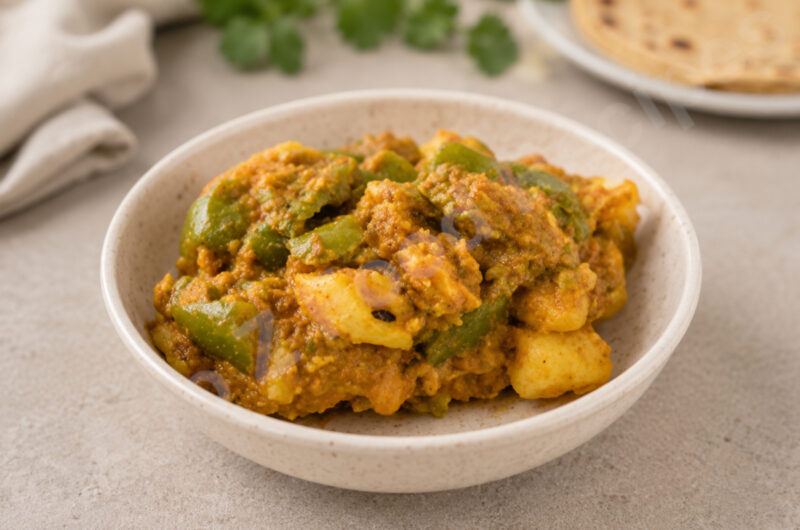 Masala Malai Aloo Shimla Mirch