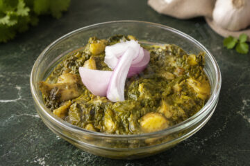 Palak Mushroom
