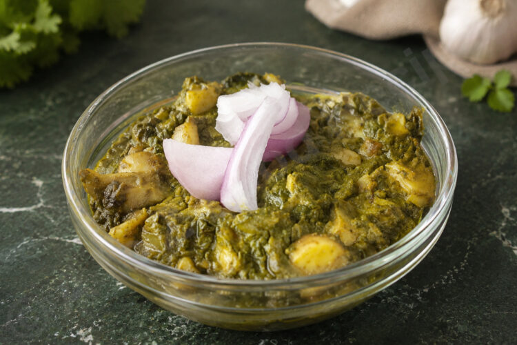 Palak Mushroom