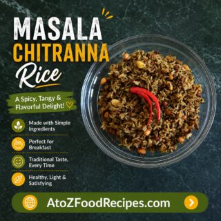 🌶️ Tired of the same plain rice every day? Add a burst of spice and tang with this flavorful Masala Chitranna Rice! Simple ingredients, authentic taste, and perfect for any meal.

👉 Get the full recipe at AtoZFoodRecipes.com | Link in Bio

#AtoZFoodRecipes #MasalaChitranna #IndianRice #EasyRecipes #VegetarianRecipes