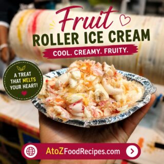 🍨 Craving something cool, creamy, and fruity?

This Fruit Roller Ice Cream is the perfect treat when ordinary desserts feel boring. 😍

👉 Discover delicious food inspiration at AtoZFoodRecipes.com | Link in Bio

#FruitIceCream #RolledIceCream #DessertLover #SweetTreat #AtoZFoodRecipes