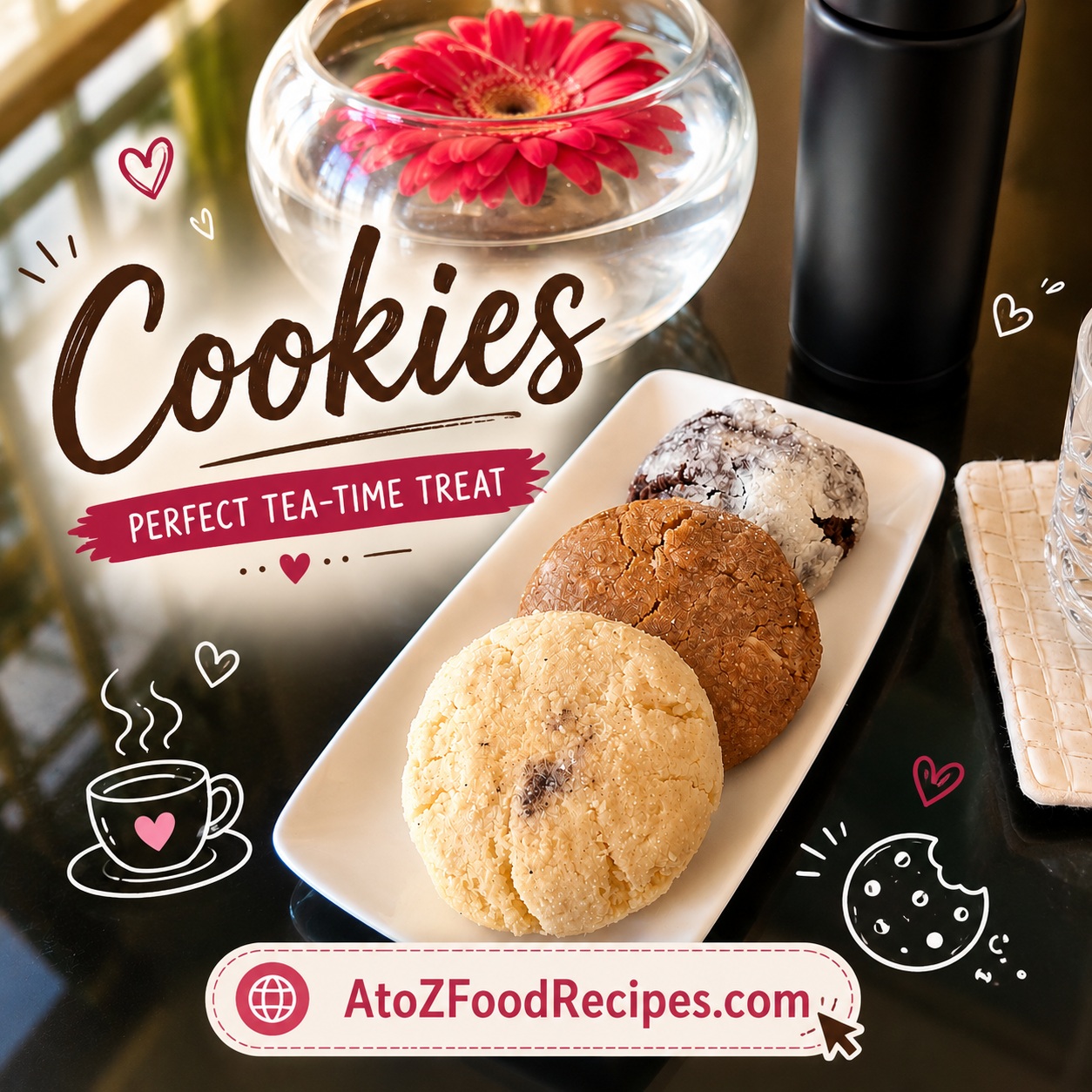 🍪 Tea-time feels incomplete without cookies! ☕💗

Crispy, sweet, and perfect for those little cravings between meals.

👉 Discover veg food recipe at AtoZFoodRecipes.com | Link in Bio

#Cookies #TeaTimeTreat #SweetCravings #FoodInspiration #AtoZFoodRecipes