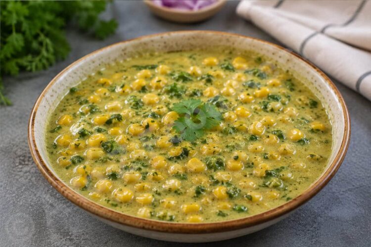 Sweet Corn Green Curry