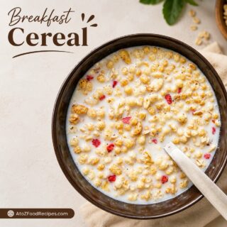 🥣 Busy morning? Keep breakfast simple and satisfying!

A crunchy cereal bowl with milk is a quick way to start the day. ✨

👉 Discover veg recipes at AtoZFoodRecipes.com | Link in Bio

#BreakfastCereal #BreakfastIdeas #MorningMeal #EasyBreakfast #AtoZFoodRecipes