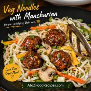 🍜 Craving something spicy, saucy, and satisfying? 😍

Veg noodles with Manchurian is the perfect combo for those Indo-Chinese cravings.

👉 Discover delicious veg food recipes at AtoZFoodRecipes.com | Link on Bio

#VegNoodles #Manchurian #IndoChineseFood #VegFood #AtoZFoodRecipes