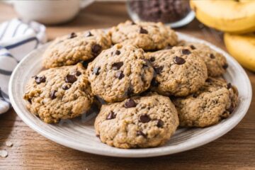 Banana Chocolate Chip Cookies