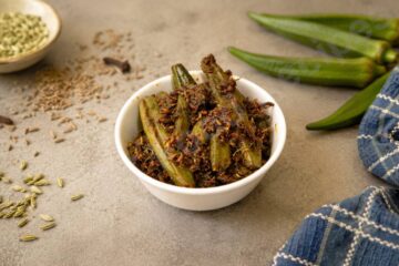 Bharwa Achari Bhindi