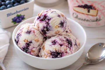 Blueberry Cheesecake Ice Cream