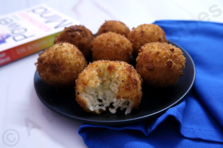 Cheese Stuffed Rice Ball