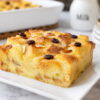 Eggless Bread And Butter Pudding