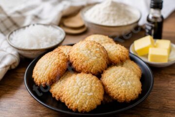 Eggless Coconut Cookies