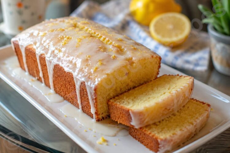 Eggless Lemon Sponge Cake