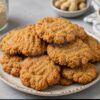 Eggless Peanut Butter Oatmeal Cookies