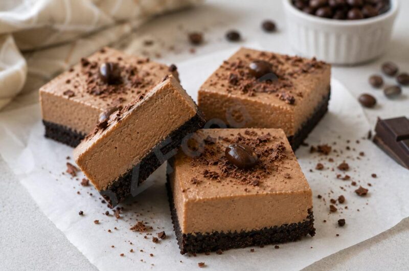 Mocha Cheesecake Bars