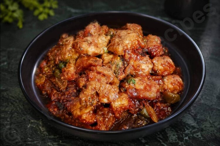 Mushroom Paneer Chilli