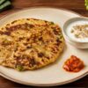 Mushroom Peas Paratha