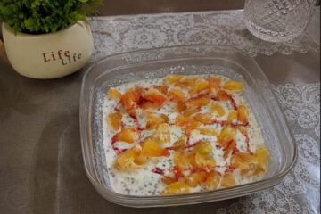 Orange Yogurt Overnight Oats