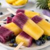 Pineapple-BlueBerry Popsicle