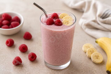 Raspberry Smoothie Without Yogurt