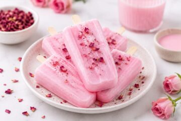 Rose Milk Popsicle